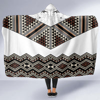 New Zealand Aotearoa Hooded Blanket Taniko Art Simple Style LT05 - Polynesian Pride