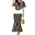 New Zealand Aotearoa Mermaid Dress Taniko Art Simple Style LT05 Women Brown - Polynesian Pride