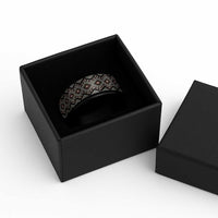 New Zealand Aotearoa Spinner Ring Taniko Art Simple Style LT05 - Polynesian Pride