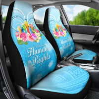 Universal Human Rights Month Car Seat Cover Polynesian Style LT05 - Polynesian Pride