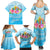 Universal Human Rights Month Family Matching Summer Maxi Dress and Hawaiian Shirt Polynesian Style LT05 - Polynesian Pride