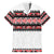 New Zealand Aotearoa Family Matching Puletasi Dress and Hawaiian Shirt With Kowhaiwhai Pattern Red Version LT05 Dad's Shirt - Short Sleeve Red - Polynesian Pride