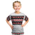 New Zealand Aotearoa Kid T Shirt With Kowhaiwhai Pattern Red Version LT05 Red - Polynesian Pride