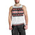 New Zealand Aotearoa Men Tank Top With Kowhaiwhai Pattern Red Version LT05 - Polynesian Pride