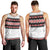 New Zealand Aotearoa Men Tank Top With Kowhaiwhai Pattern Red Version LT05 - Polynesian Pride