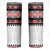 New Zealand Aotearoa Skinny Tumbler With Kowhaiwhai Pattern Red Version