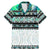 New Zealand Aotearoa Family Matching Mermaid Dress and Hawaiian Shirt With Paua Shell Kowhaiwhai Pattern LT05 Dad's Shirt - Short Sleeve Green - Polynesian Pride