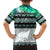 New Zealand Aotearoa Family Matching Puletasi Dress and Hawaiian Shirt With Paua Shell Kowhaiwhai Pattern LT05 - Polynesian Pride