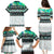 New Zealand Aotearoa Family Matching Puletasi Dress and Hawaiian Shirt With Paua Shell Kowhaiwhai Pattern LT05 - Polynesian Pride