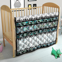 New Zealand Aotearoa Quilt With Paua Shell Kowhaiwhai Pattern LT05 - Polynesian Pride