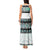 New Zealand Aotearoa Tank Maxi Dress With Paua Shell Kowhaiwhai Pattern LT05 - Polynesian Pride