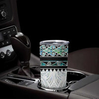 New Zealand Aotearoa Tumbler Cup With Paua Shell Kowhaiwhai Pattern LT05 - Polynesian Pride