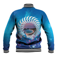 New Zealand Matapouri Beach Landscape Baseball Jacket LT05 - Polynesian Pride