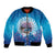 New Zealand Matapouri Beach Landscape Bomber Jacket