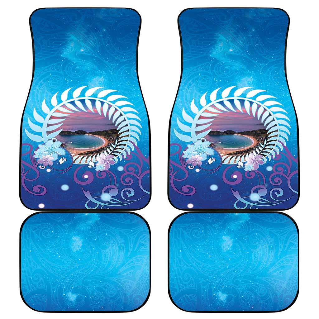 New Zealand Matapouri Beach Landscape Car Mats LT05 - Polynesian Pride