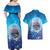 New Zealand Matapouri Beach Landscape Couples Matching Off Shoulder Maxi Dress and Hawaiian Shirt