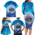 New Zealand Matapouri Beach Landscape Family Matching Long Sleeve Bodycon Dress and Hawaiian Shirt