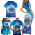 New Zealand Matapouri Beach Landscape Family Matching Short Sleeve Bodycon Dress and Hawaiian Shirt