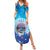 New Zealand Matapouri Beach Landscape Family Matching Summer Maxi Dress and Hawaiian Shirt