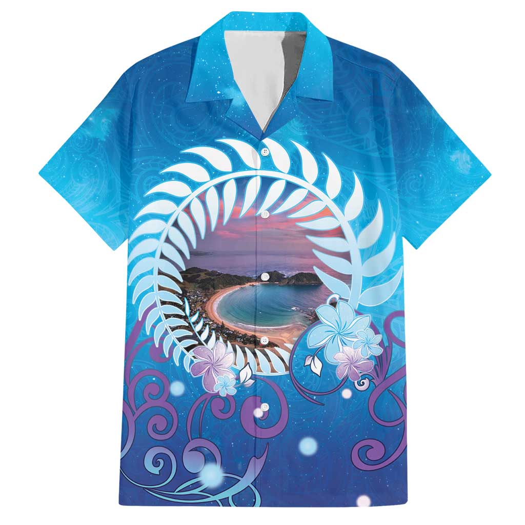 New Zealand Matapouri Beach Landscape Hawaiian Shirt LT05 Blue - Polynesian Pride