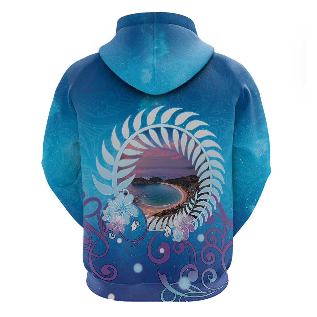 New Zealand Matapouri Beach Landscape Hoodie