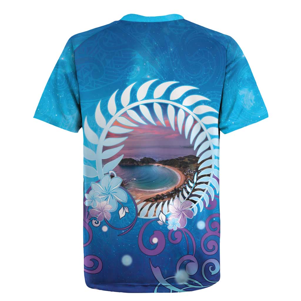 New Zealand Matapouri Beach Landscape Rugby Jersey