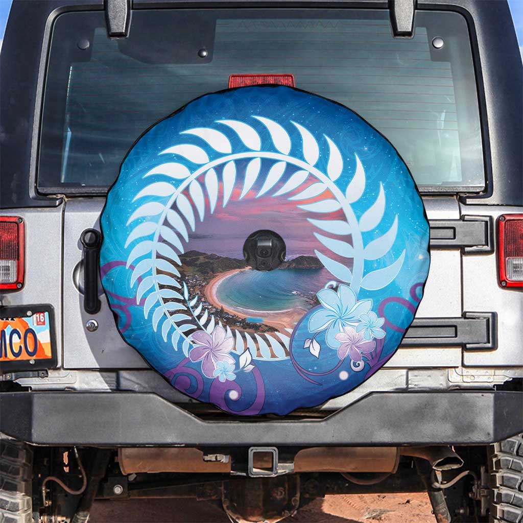 New Zealand Matapouri Beach Landscape Spare Tire Cover