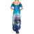 New Zealand Matapouri Beach Landscape Summer Maxi Dress