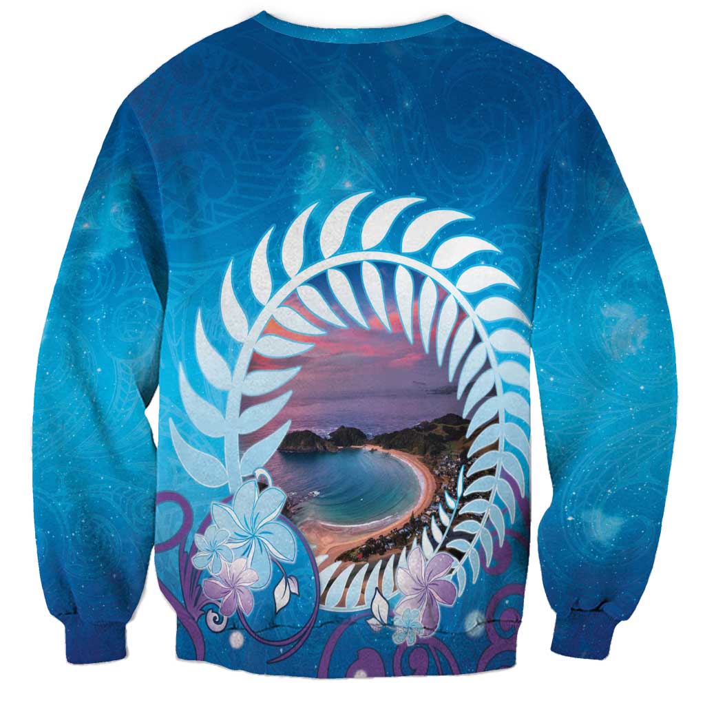 New Zealand Matapouri Beach Landscape Sweatshirt LT05 - Polynesian Pride