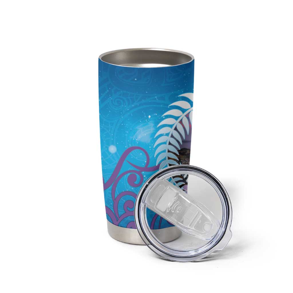 New Zealand Matapouri Beach Landscape Tumbler Cup LT05 - Polynesian Pride
