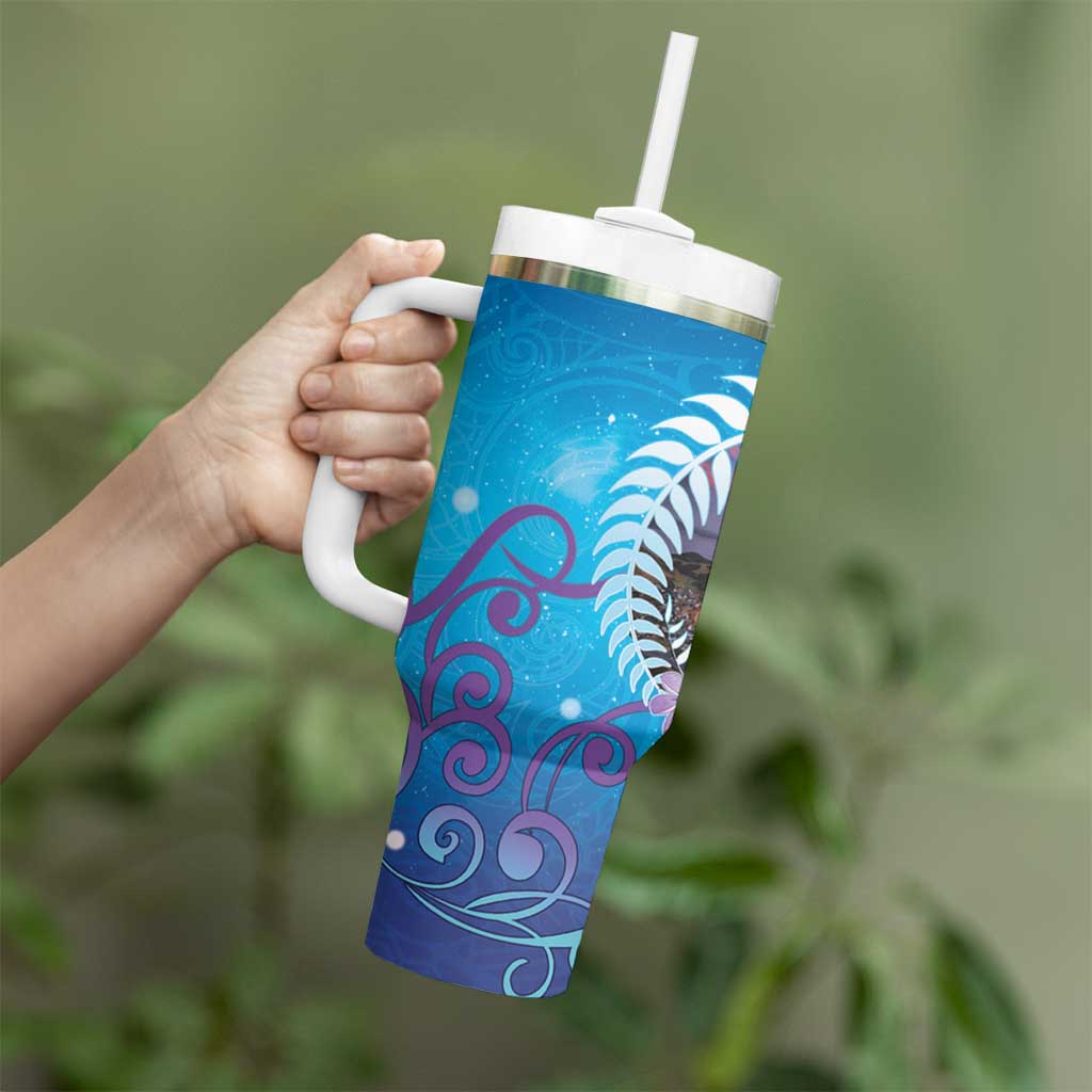 New Zealand Matapouri Beach Landscape Tumbler With Handle LT05 - Polynesian Pride