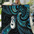 New Zealand Aotearoa Quilt Maori Manaia Paua Shell Glitter Turquoise