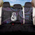 New Zealand Aotearoa Back Car Seat Cover Maori Manaia Paua Shell Glitter Purple