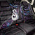 New Zealand Aotearoa Back Car Seat Cover Maori Manaia Paua Shell Glitter Purple