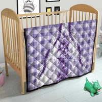 Aloha Hawaii Palaka Quilt Purple Plumeria Lei - Polynesian Pride