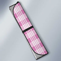 Aloha Hawaii Palaka Auto Sun Shade Pink Plumeria Lei - Polynesian Pride