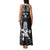 Custom New Zealand Maori Taiaha Family Matching Tank Maxi Dress and Hawaiian Shirt Tiki Warrior Black LT05 - Polynesian Pride