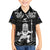 Custom New Zealand Maori Taiaha Kid Hawaiian Shirt Tiki Warrior Black LT05 Kid Black - Polynesian Pride