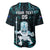 Custom New Zealand Maori Taiaha Baseball Jersey Tiki Warrior Paua Shell LT05 - Polynesian Pride