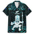 Custom New Zealand Maori Taiaha Hawaiian Shirt Tiki Warrior Paua Shell LT05 Black - Polynesian Pride