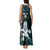 Custom New Zealand Maori Taiaha Tank Maxi Dress Tiki Warrior Paua Shell LT05 - Polynesian Pride