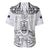 Custom New Zealand Maori Taiaha Baseball Jersey Tiki Warrior White LT05 - Polynesian Pride