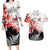 Kei Wareware Tatou New Zealand ANZAC Day Couples Matching Long Sleeve Bodycon Dress and Hawaiian Shirt Lest We Forget LT05 White - Polynesian Pride