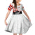 Kei Wareware Tatou New Zealand ANZAC Day Family Matching Long Sleeve Bodycon Dress and Hawaiian Shirt Lest We Forget LT05 Daughter's Dress White - Polynesian Pride