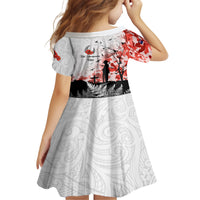 Kei Wareware Tatou New Zealand ANZAC Day Family Matching Long Sleeve Bodycon Dress and Hawaiian Shirt Lest We Forget LT05 - Polynesian Pride