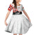 Kei Wareware Tatou New Zealand ANZAC Day Family Matching Mermaid Dress and Hawaiian Shirt Lest We Forget LT05 Daughter's Dress White - Polynesian Pride