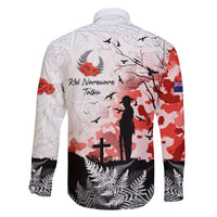 Kei Wareware Tatou New Zealand ANZAC Day Family Matching Off Shoulder Maxi Dress and Hawaiian Shirt Lest We Forget LT05 - Polynesian Pride