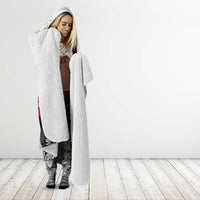 Kei Wareware Tatou New Zealand ANZAC Day Hooded Blanket Lest We Forget LT05 - Polynesian Pride
