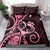 New Zealand Valentine Bedding Set Aroha Sweet Pink Piwakawaka