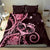 New Zealand Valentine Bedding Set Aroha Sweet Pink Piwakawaka